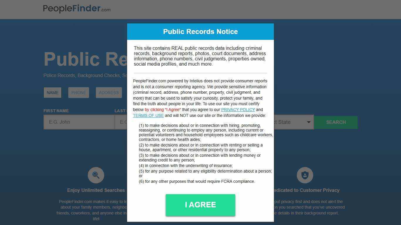 People Finder - People Search, Background Checks & Phone Number Lookup