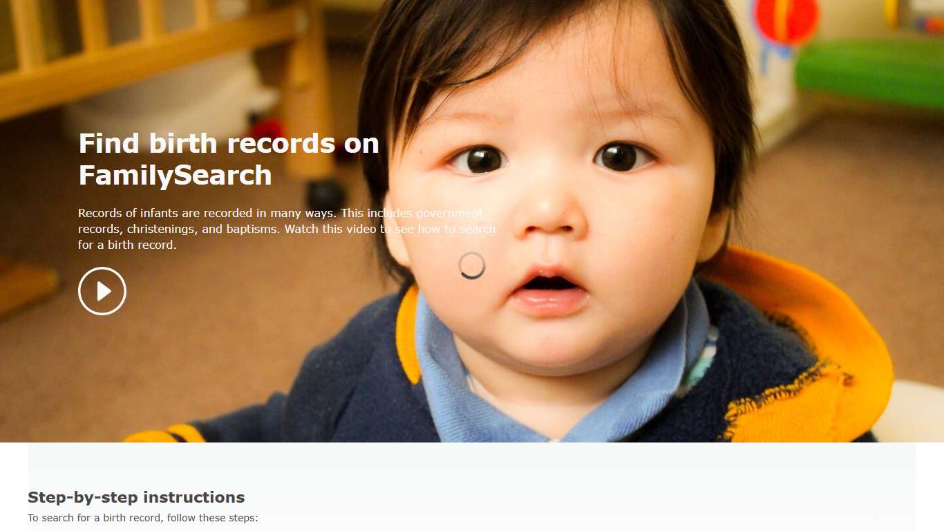 Find birth records on FamilySearch • FamilySearch